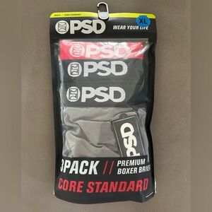 NEW PSD Premium Boxer Briefs - 3 Pack - XL